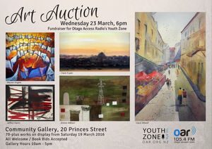 Otago Access Radio Fundraising Art Auction 6PM 23 March: